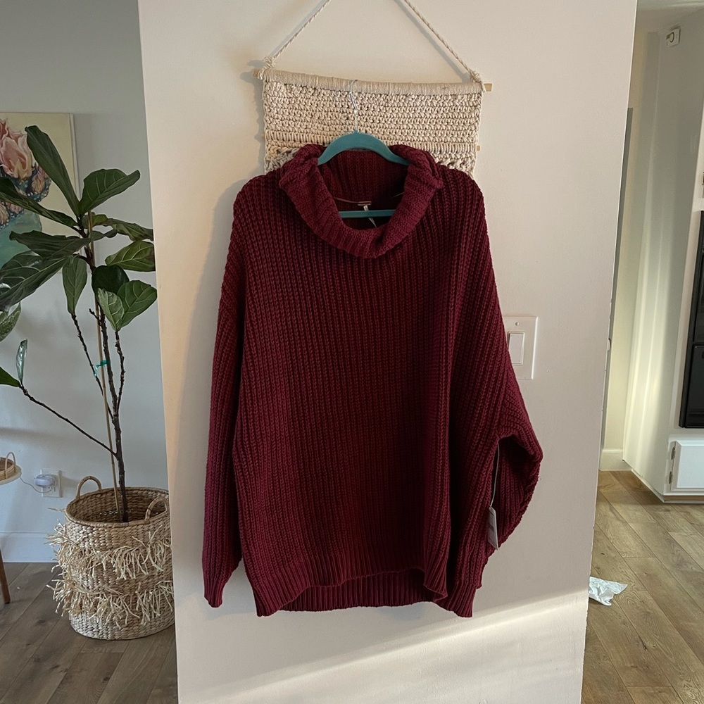 SOLD. Free People Swim Too Deep Sweater - Picture 3 of 9